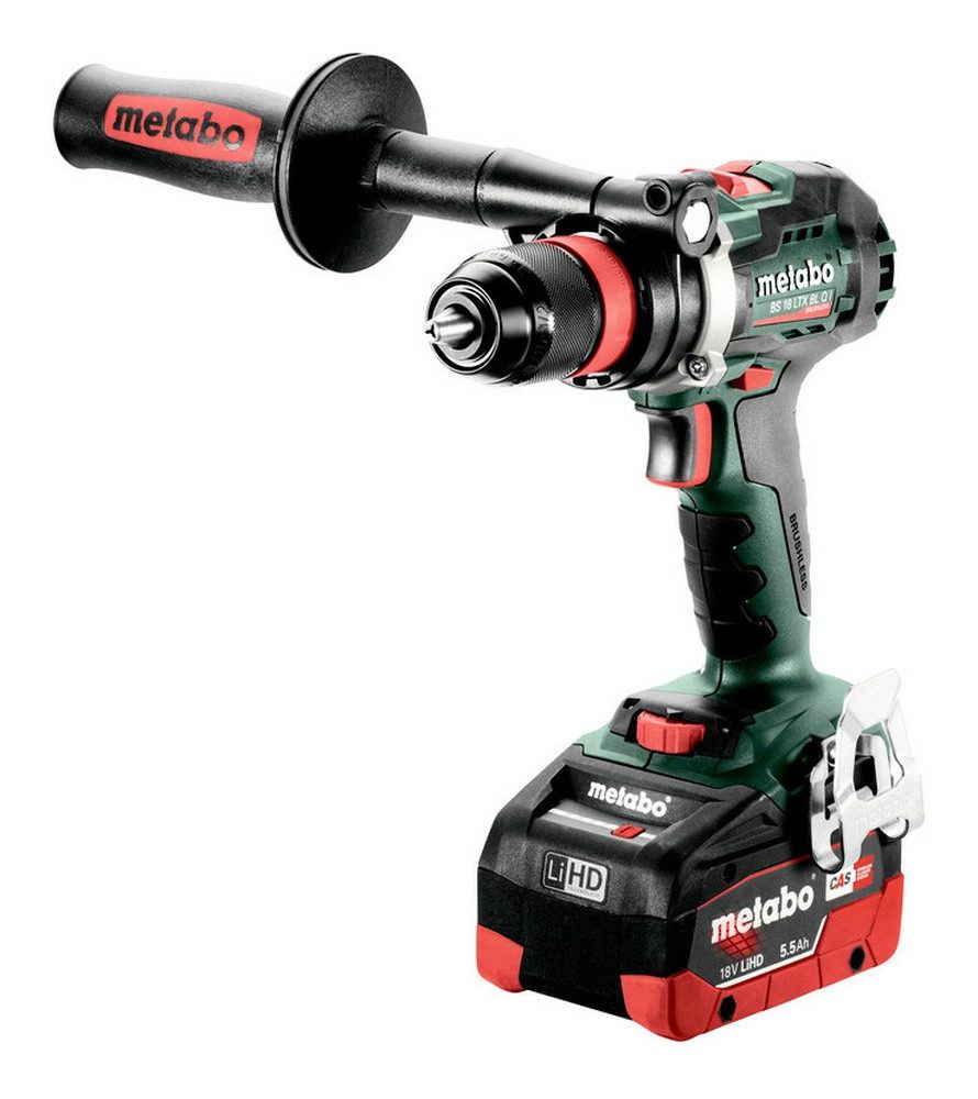 metabo Akku-Bohrschrauber BS 18 LTX BL Q I, 18 V, 2 x 5,5 Ah LiHD in MetaBox