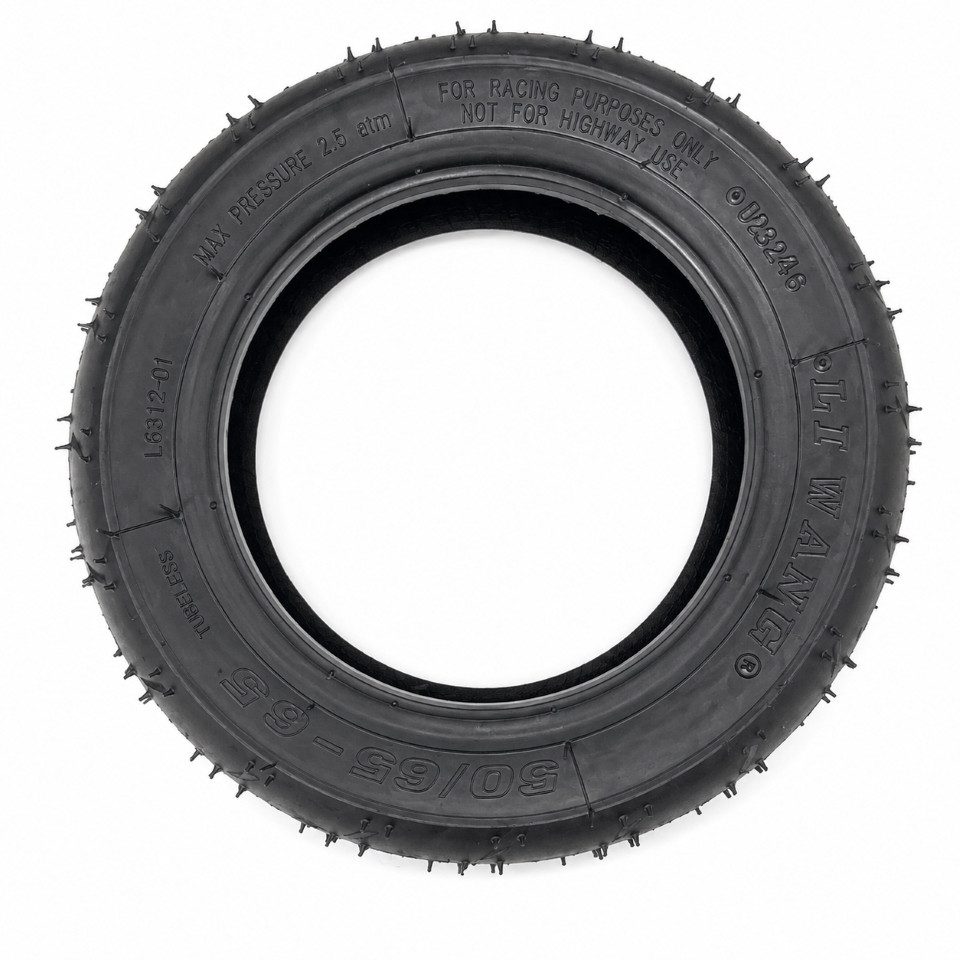 FunSport-Factory Ersatzrad Reifen 90/65-6.5 für E-Scooter & Pocketbike, Straßenprofil, 90/65-6.5, 6,5 Zoll