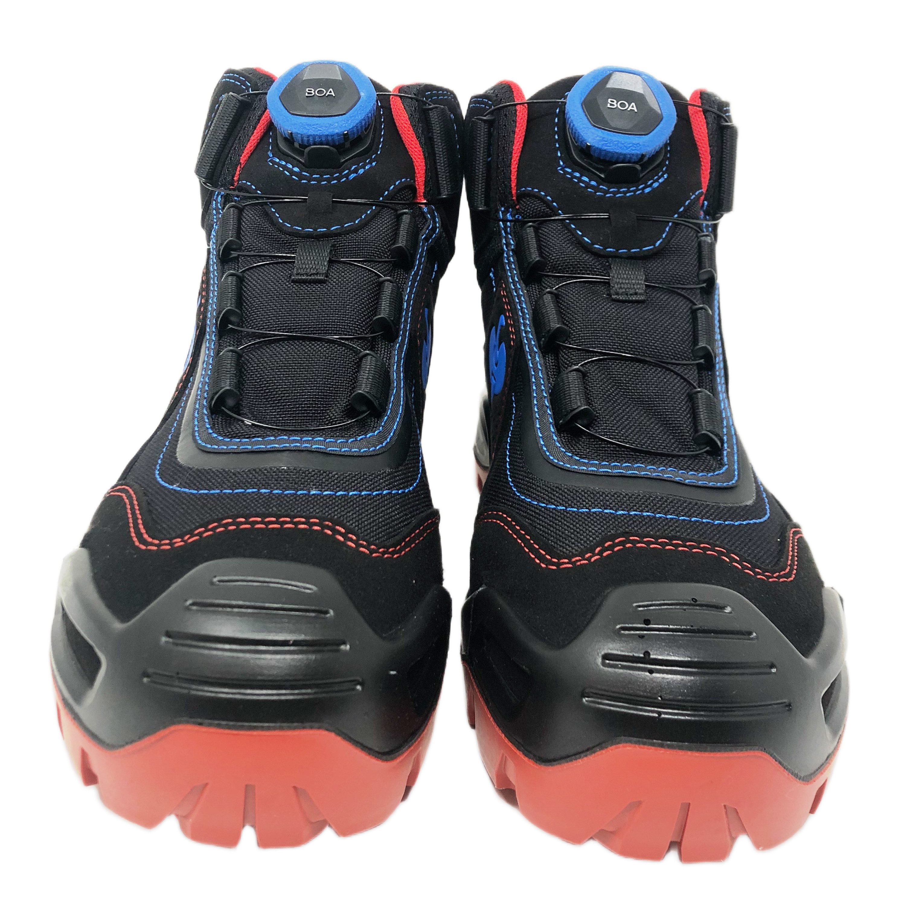 Engelbert Strauss S3 Sicherheitsschuhe e.s. Kastra II mid Farbe schwarz/rot/blau Sicherheitsschuh wasserdicht – Bild 4 von 5