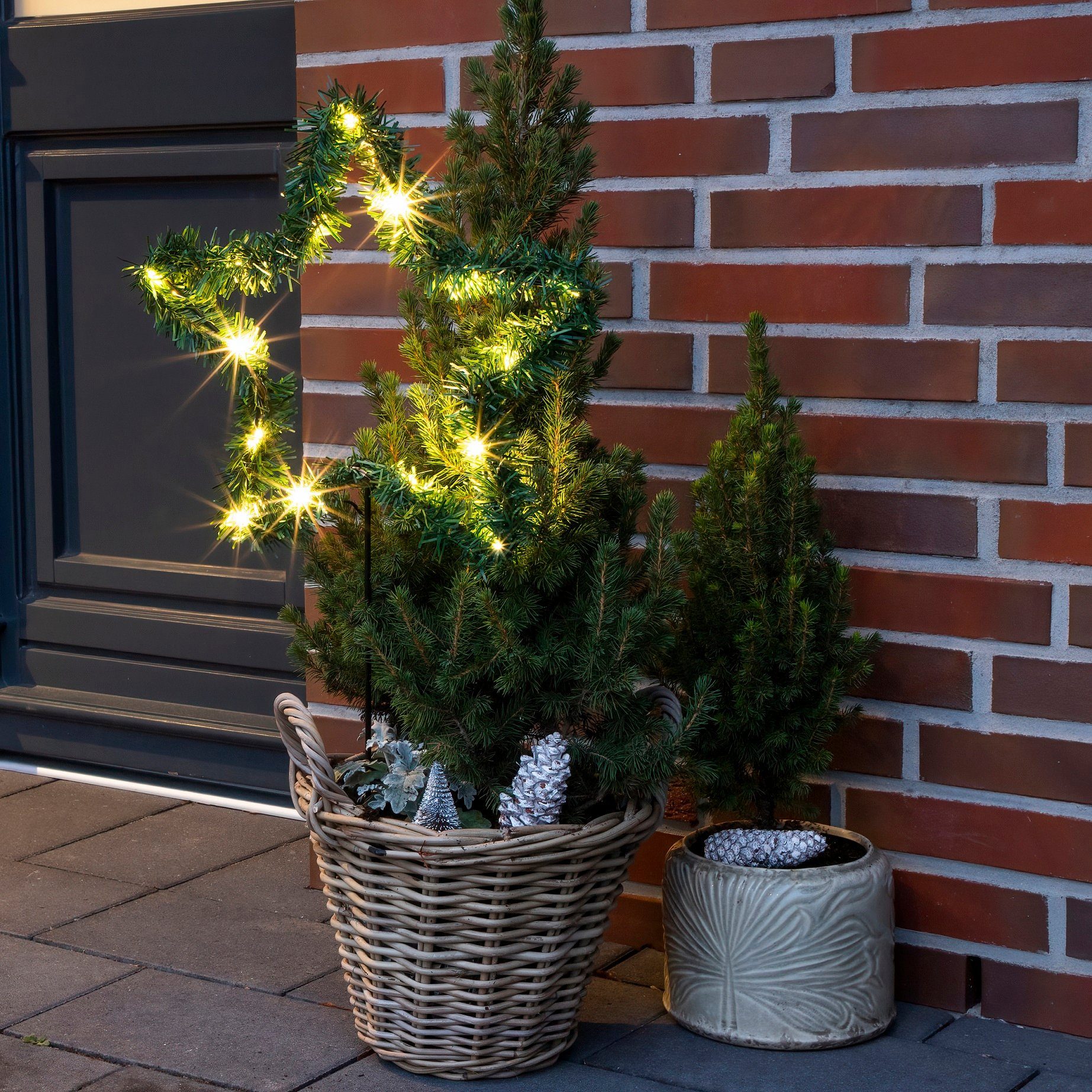 GartenHero Gartenstecker LED Weihnachtsstern IP44 beleuchtet Stern