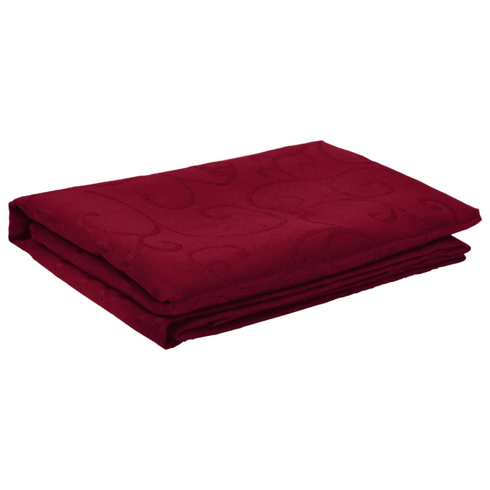 vidaXL Stehtischhusse Tischdecke Rechteckig Weinrot 140 x 160 cm