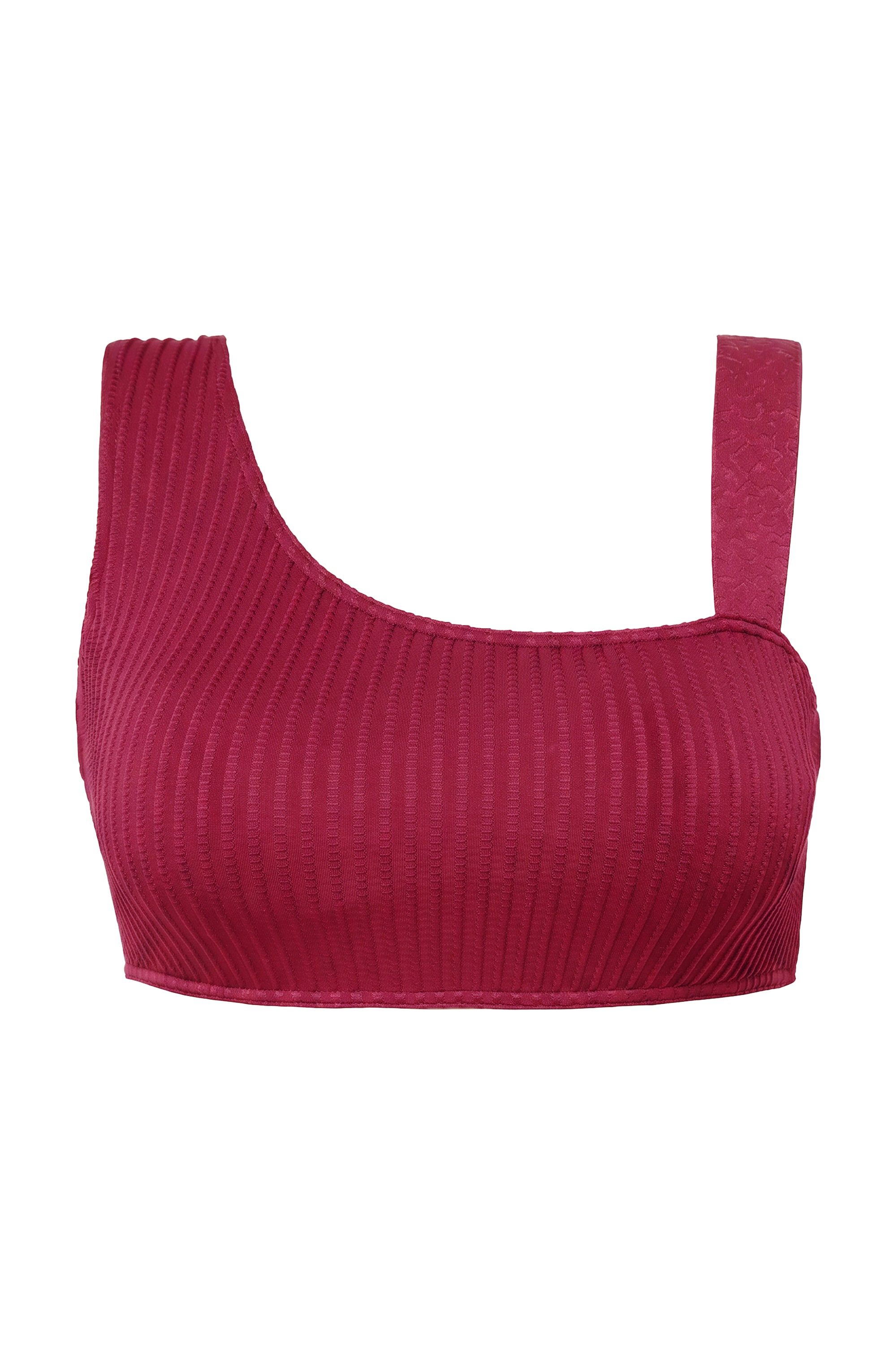 Studio Untold Bustier-Bikini Bikini-Top Shaping Softcups Streifenstruktur