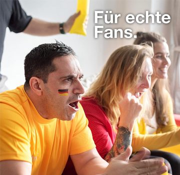 TK Gruppe Flagge XXL Deutschland Fanartikel Set mit Hut - 8-Teilig - Fußball EM und WM (Packung, 8-St., 8-Teilig), Wiederverwendbar