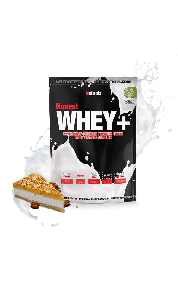 #sinob Honest Whey+ - Bienenstich 820g Pulver, 820 g, Pulver