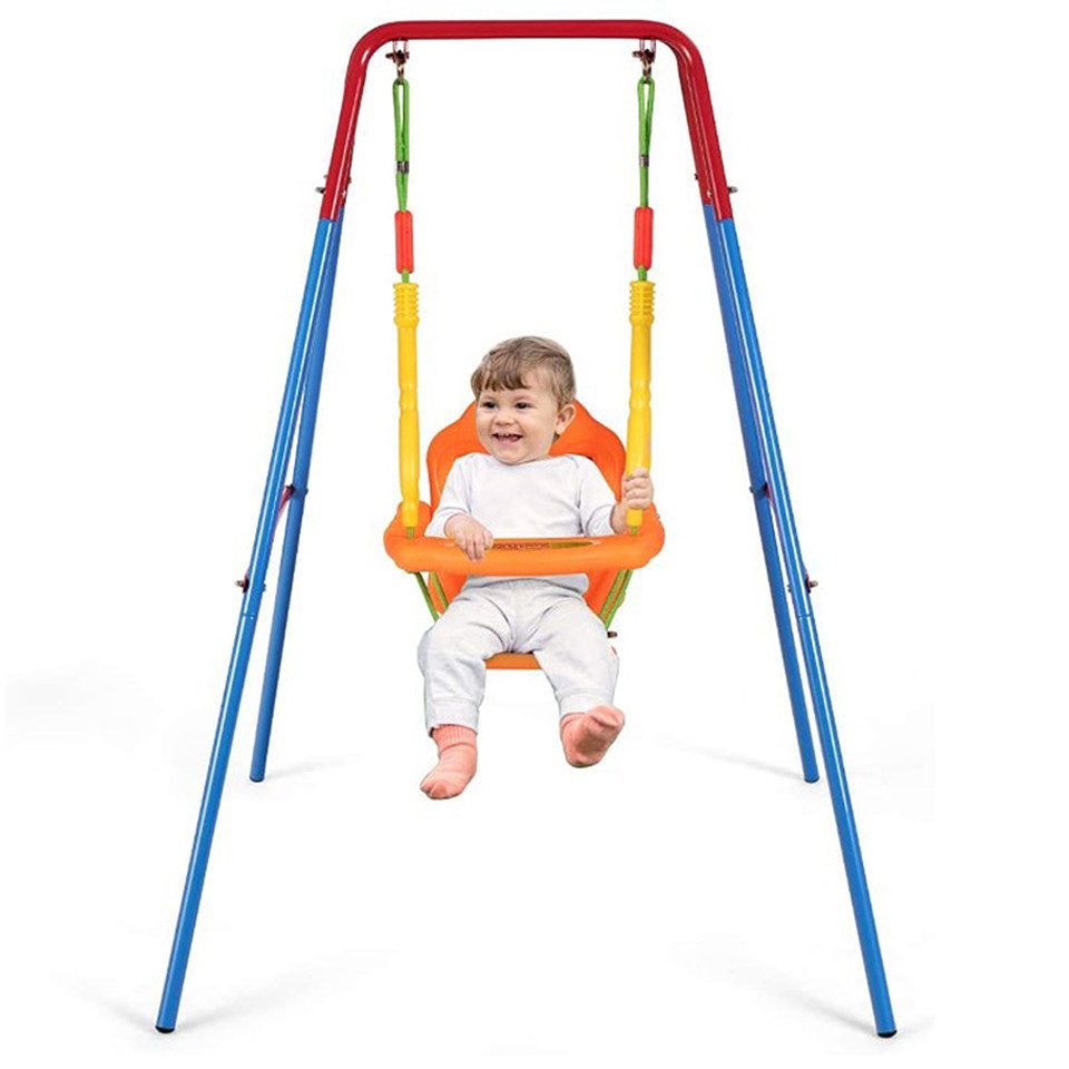 JEOBEST Babyschaukelsitz 3-in-1 Babyschaukel mit Gestell, günstig online kaufen