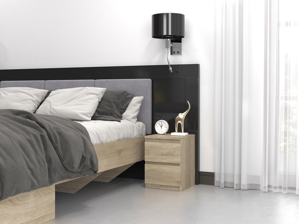 Home Collective Nachttisch Nachtschrank mit 2 günstig online kaufen