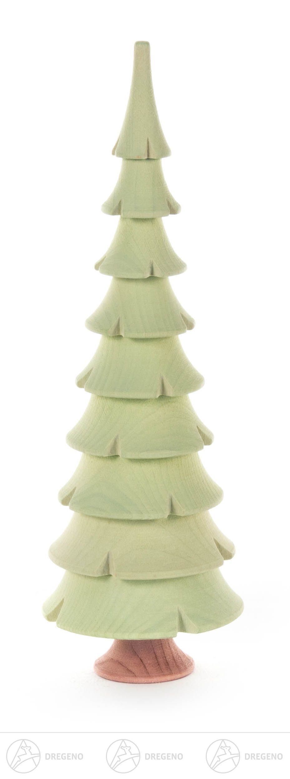 Kunstbaum Baum Massivholzbaum hellgrün Höhe ca 17,5 cm NEU
