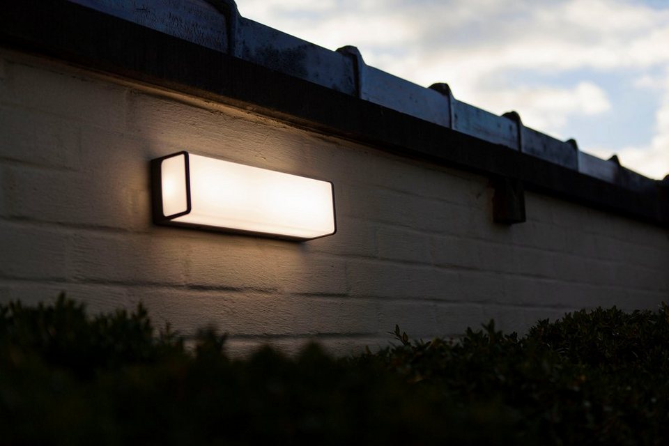 LUTEC LED Außen-Wandleuchte DOBLO, LED fest integriert