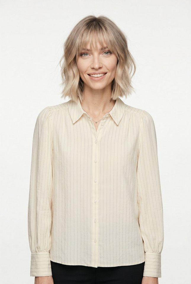 Vero Moda Hemdbluse VMMILLIE LS SHIRT WVN GA mit Streifen