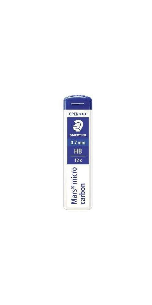 12 schwarz HB micro 0,7mm Feinmine carbon 250 ® STAEDTLER St./Pack. Mars® Bleistift