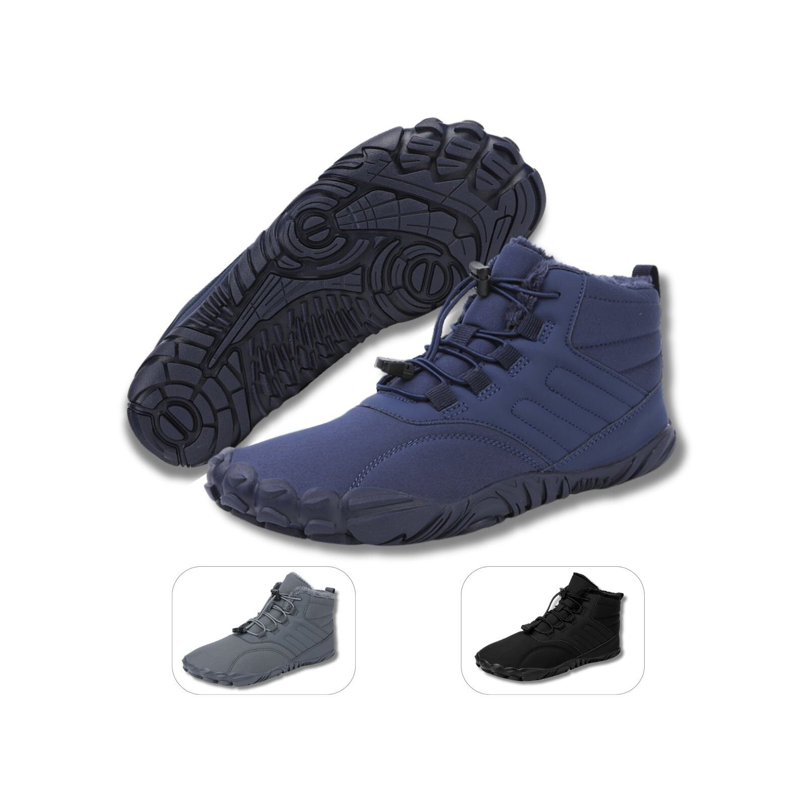 DOTALES Trekstep Barfußschuhe Winterstiefel Damen & Herren – Exklusiv & Barfußschuh Minimalschuhe