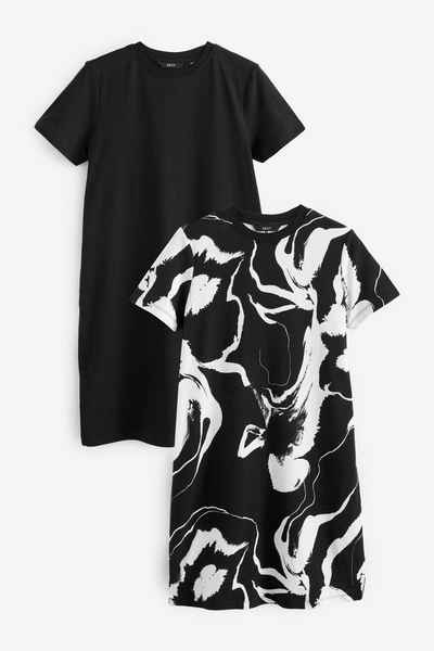 Next Shirtkleid Kleid in T-Shirt-Optik (2-tlg)