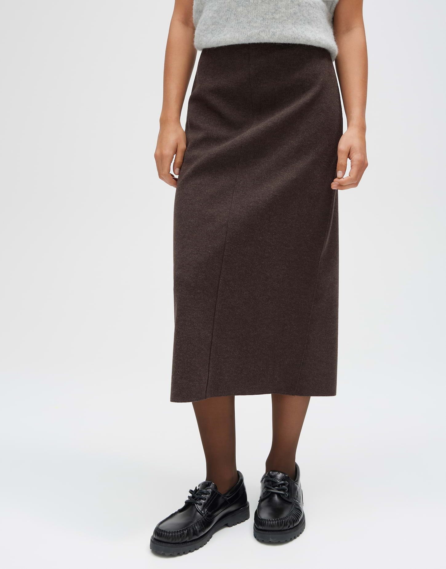 OPUS Bleistiftrock Rudila aus weichem Material Figurnahe Silhouette für klare, feminine Looks
