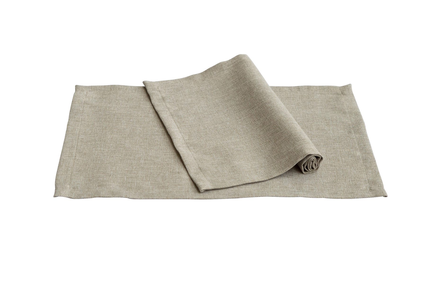 PICHLER Platzset Tischset 6er Set Panama Rechteck 033/048 grau, (Spar-Set, 6-St., 6 Platzdecken), Platzset Tischset Esszimmer Küche