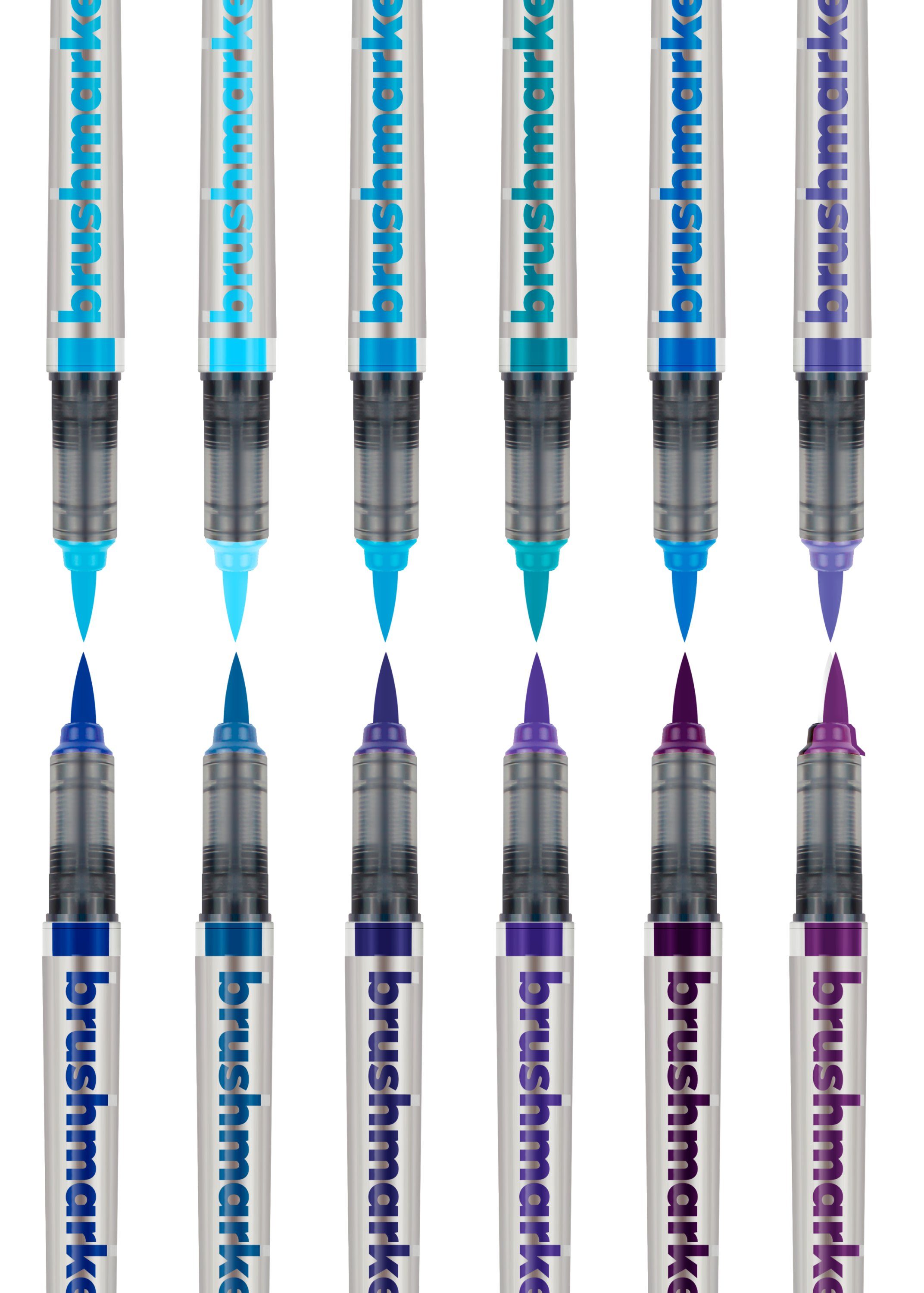karin Aquarellstifte Brushmarker PRO Set, 12 Farben