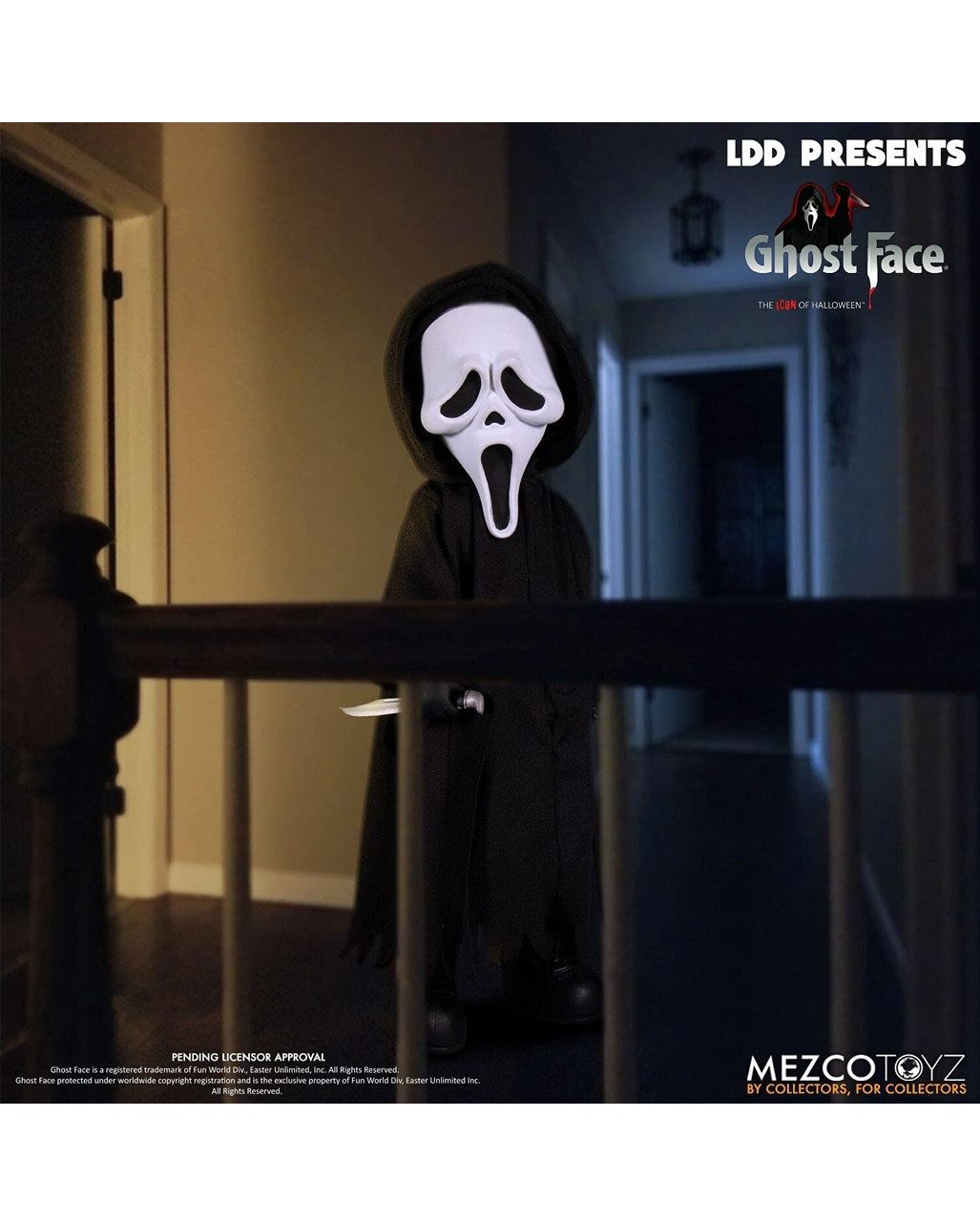 Horror-Shop Actionfigur Ghost Face Figur Scream Living Dead Dolls – Horror – Bild 3 von 5