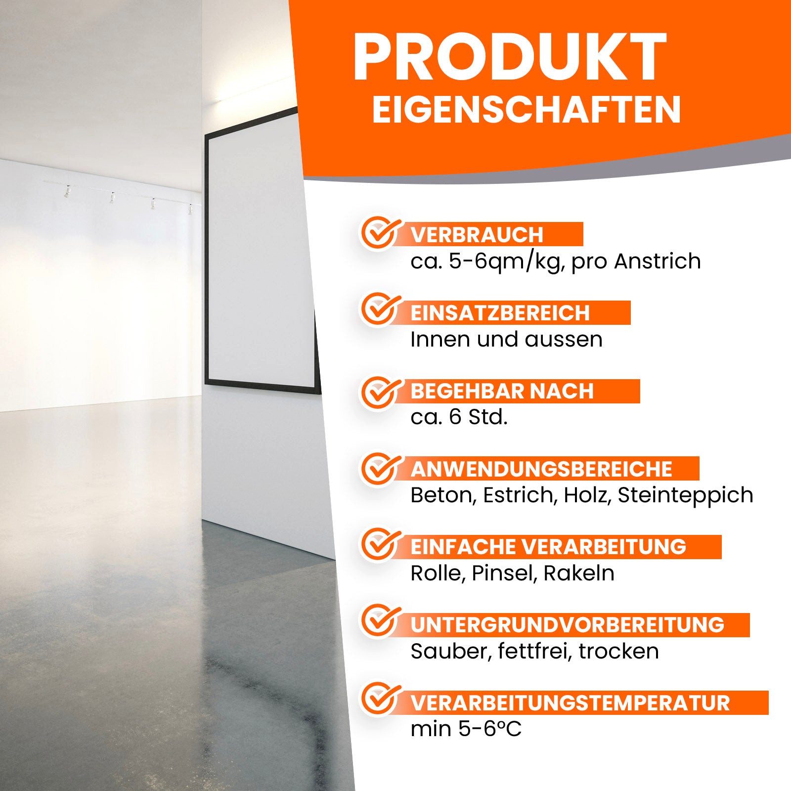 BEKATEQ Bodenversiegelung BK-635PU 1K PU Versiegelung, Beton, Steinteppich, günstig online kaufen