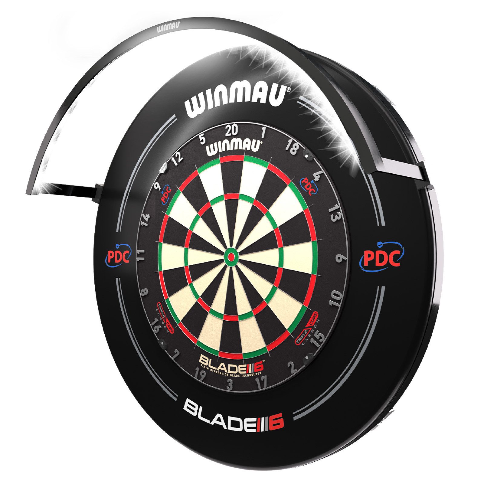 Winmau Dart-Wandschutz Wispa Beleuchtung 4101, Dartscheibe Dart Scheibe Darts