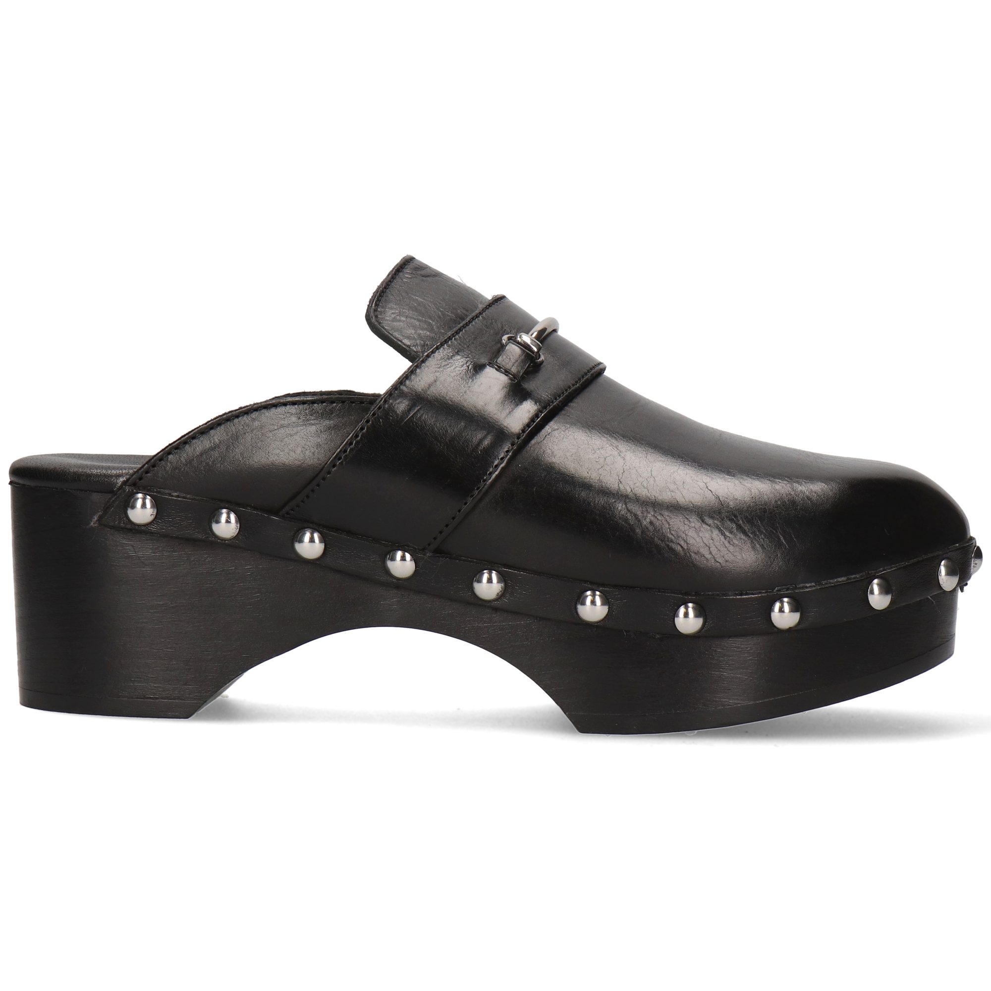 Melvin & Hamilton Flora 2 Leder-Clogs für Damen Clog Block-Absatz, Echtes Leder