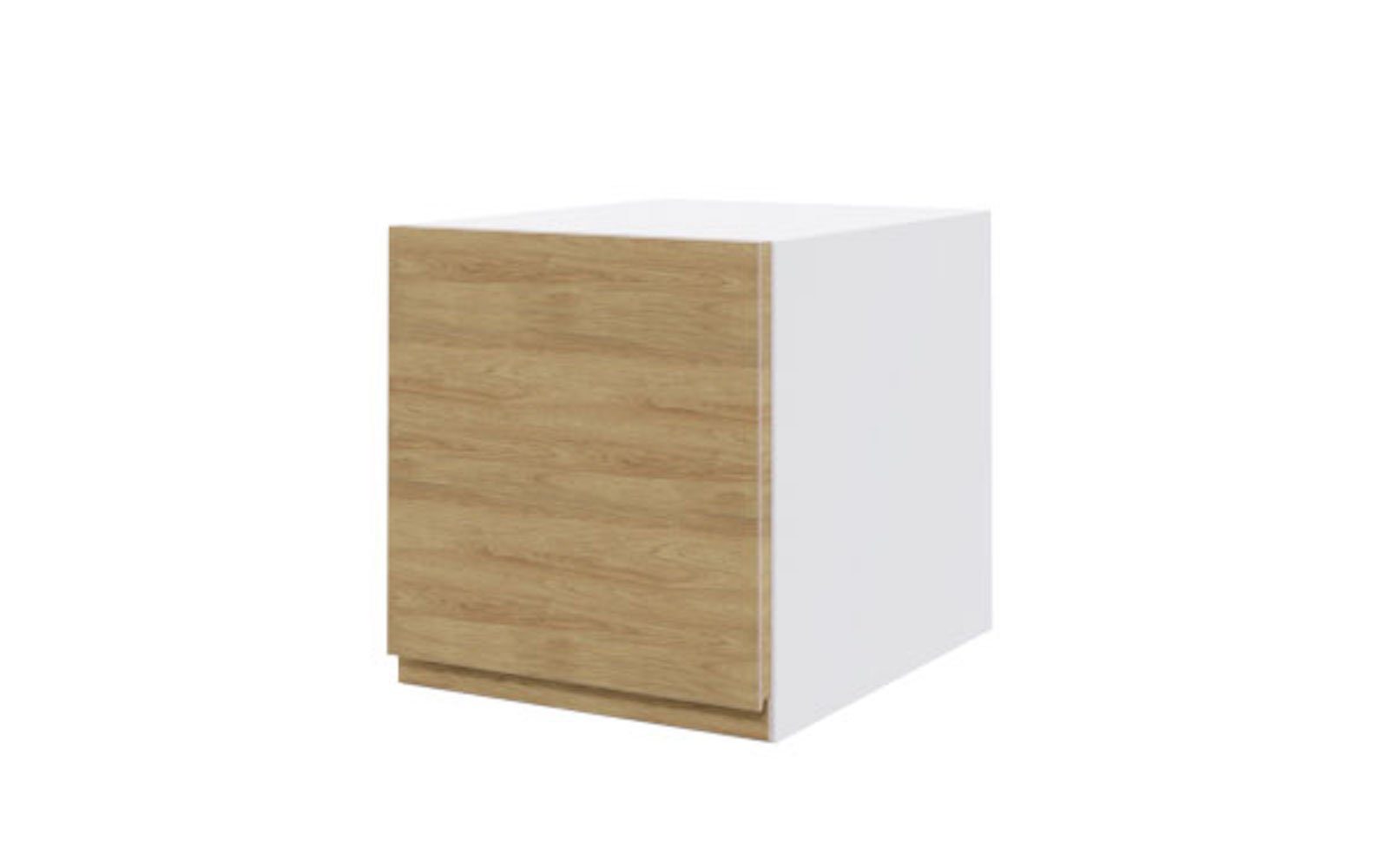 Feldmann-Wohnen Klapphängeschrank Arezzo 30cm Front- und Korpusfarbe wählbar grifflos mit Klappe Hickory Natur | Hängeschränke