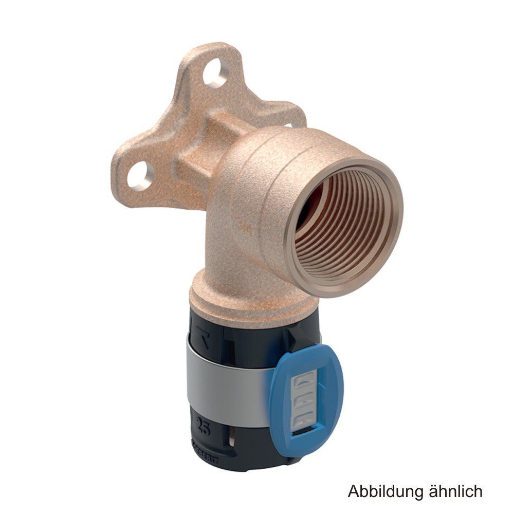 Wasserrohr Geberit FlowFit Anschlusswinkel 90°, 16 mm x 1/2", L: 36 mm