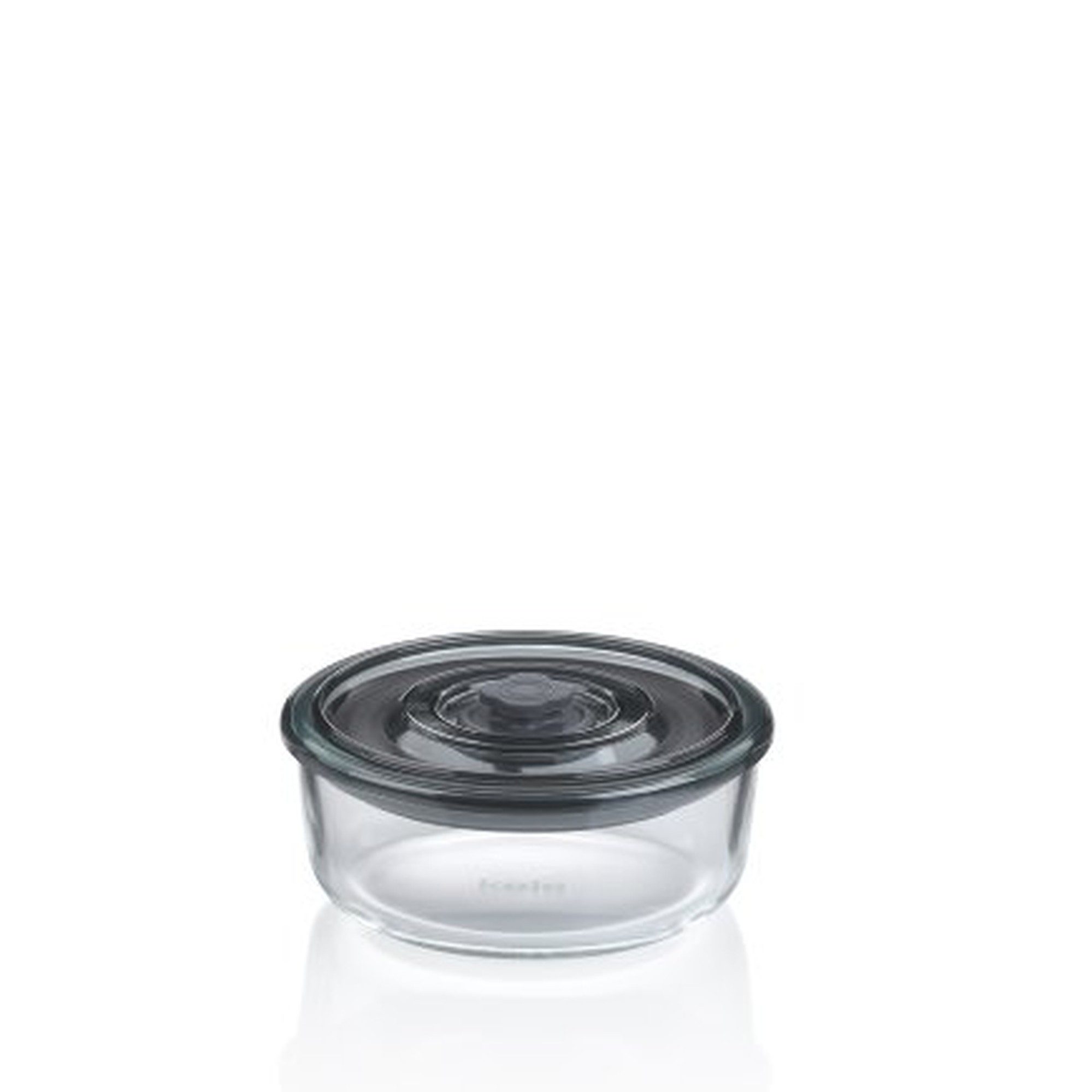 kela Vorratsdose Frischhaltedose rund Borosilikatglas 170 ml transparent, Borosilikatglas