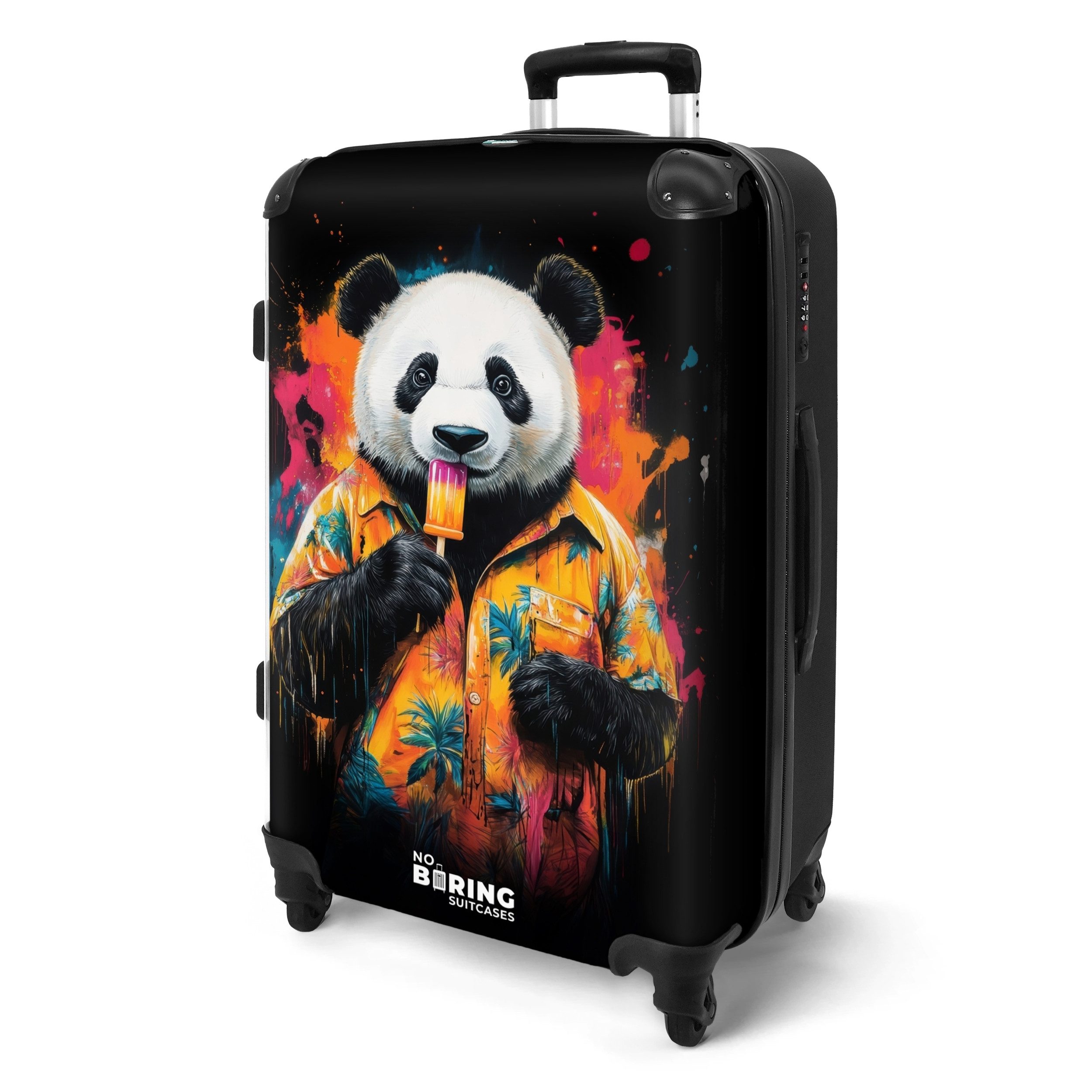 NoBoringSuitcases.com© Hartschalen-Trolley Sommerpanda mit Eiscreme 67 günstig online kaufen