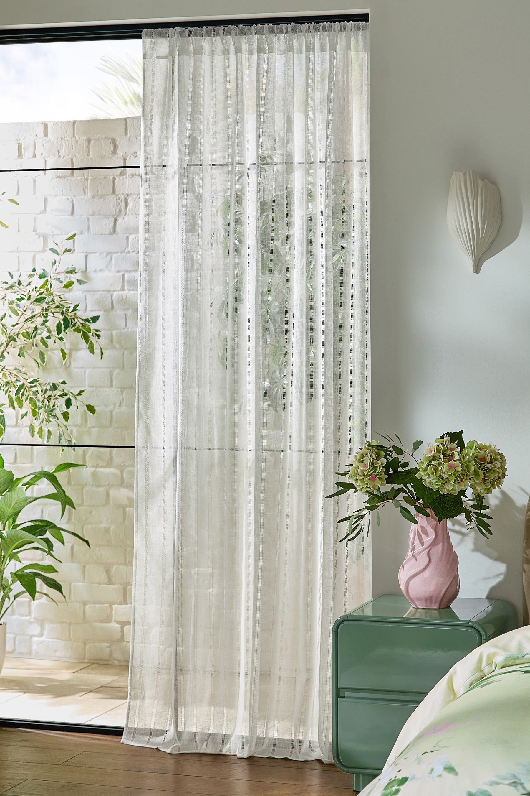 Gardine Ungefütterte, transparente Vorhänge