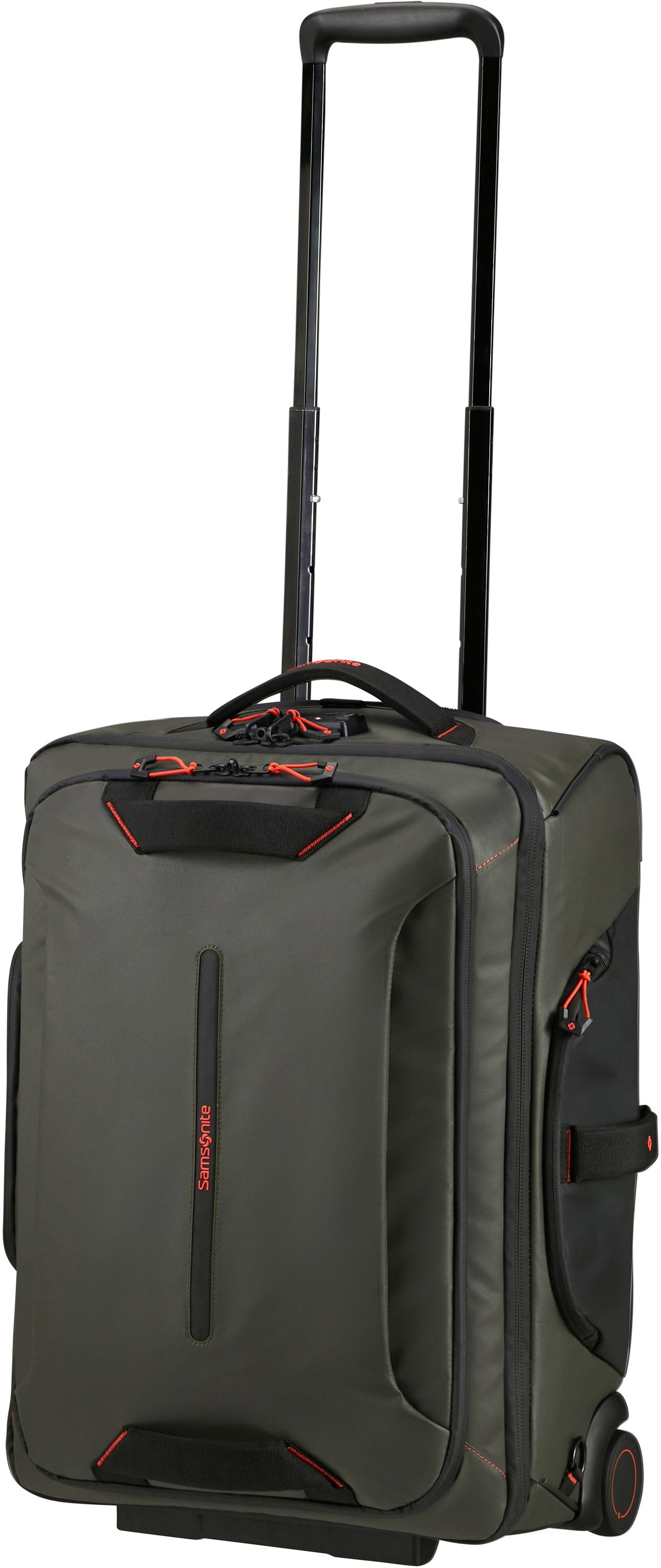 Samsonite Reisetasche Ecodiver, mit Trolley- aus Material teilweise Rucksackfunktion; und grau recyceltem