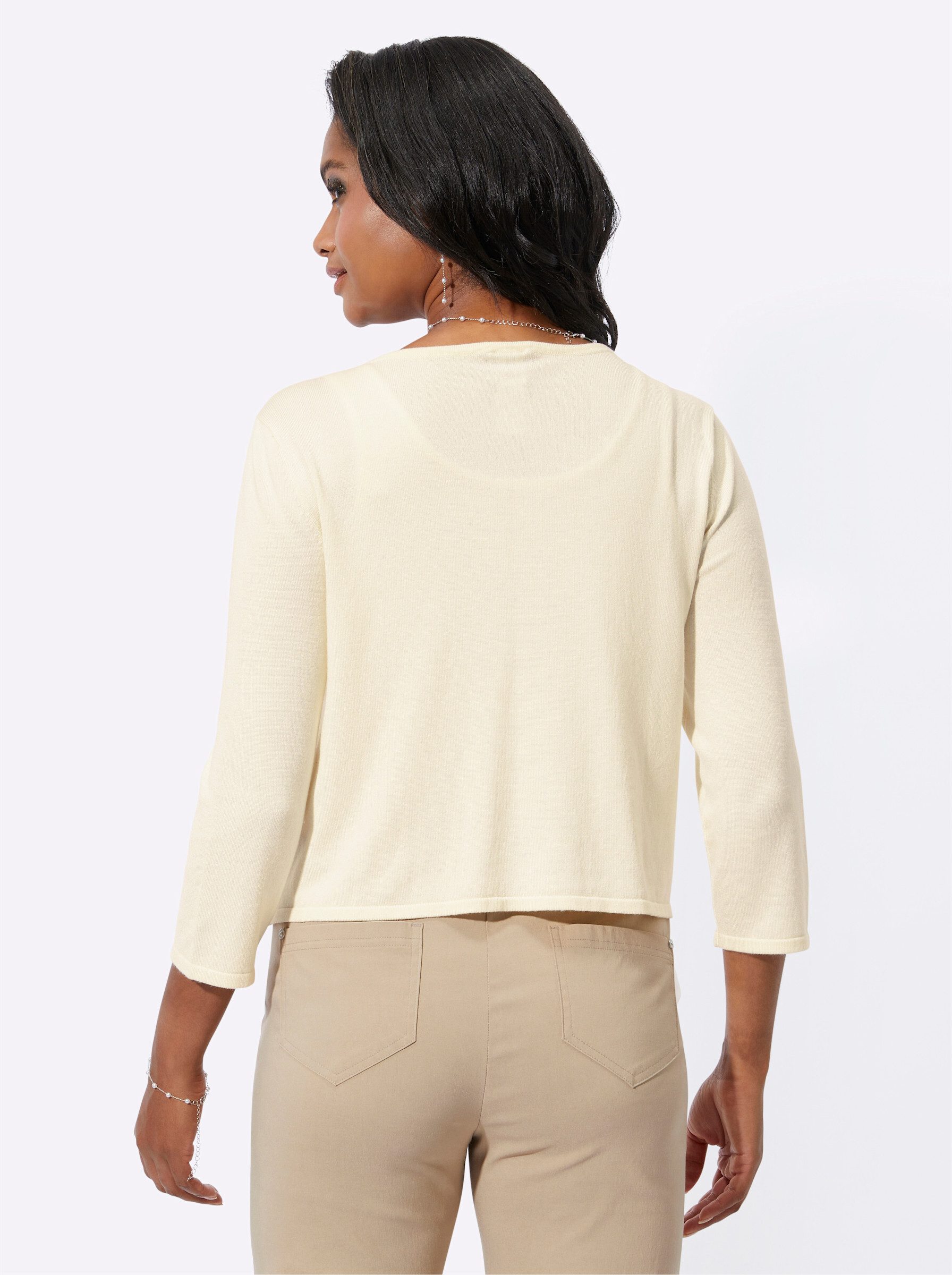 Witt Strickjacke Bolero 3/4-Arm Jersey günstig online kaufen