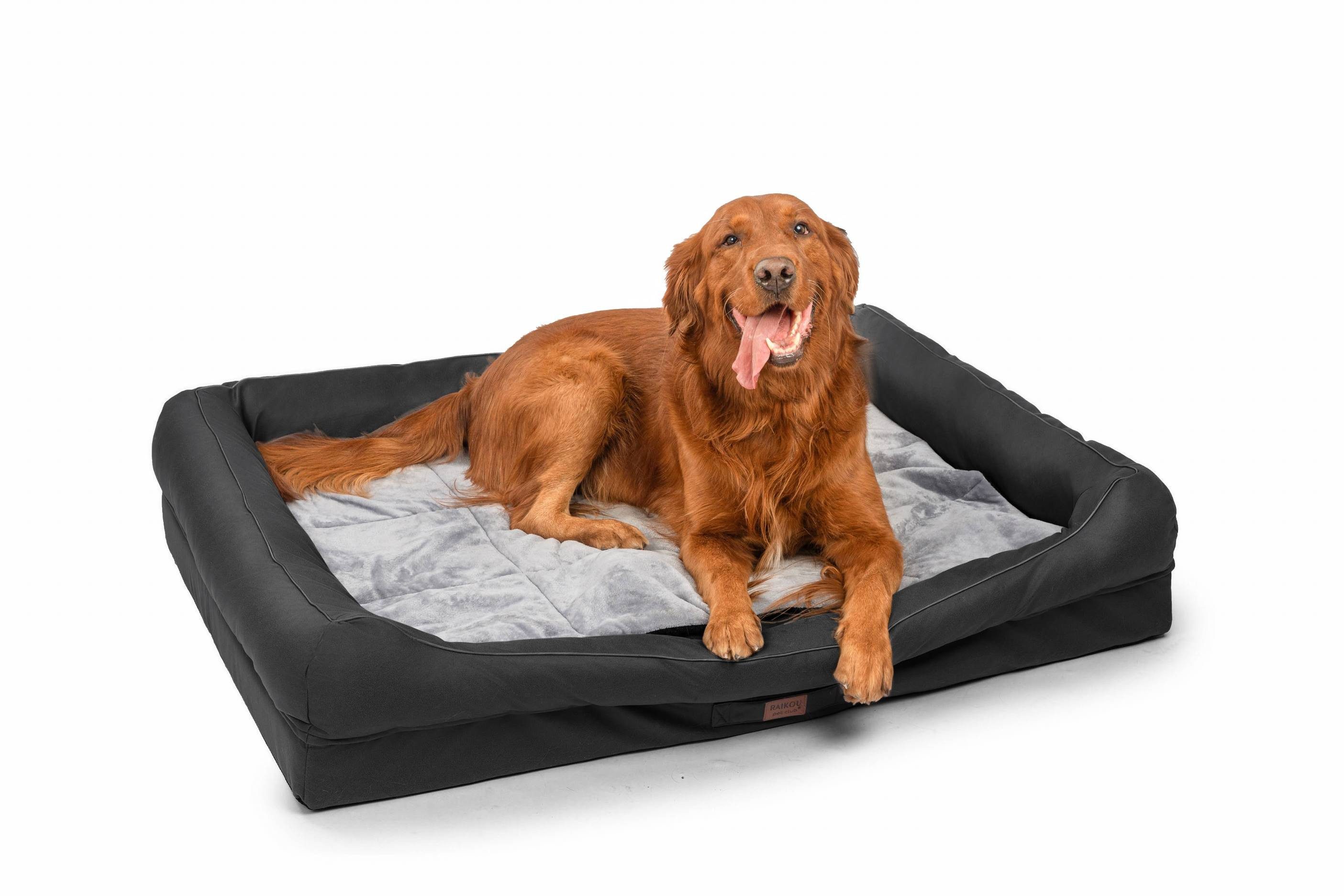 RAIKOU Hundematte Hundebett mit Abnehmbarem Kissen, günstig online kaufen