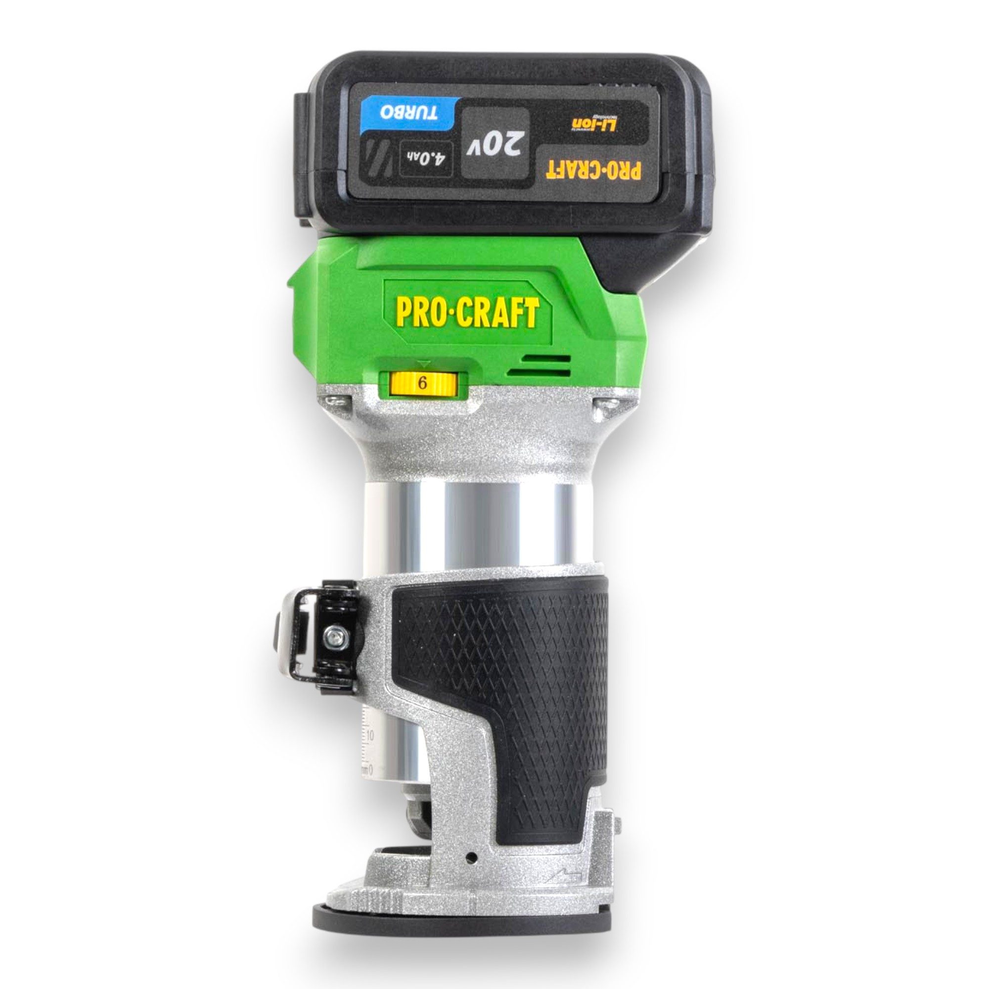 PRO CRAFT Akku-Multifunktionsfräse POB24-1B-F Multifunktionsfräse 20 V + 1x Akku 4,0 Ah + Lader + Zubehör