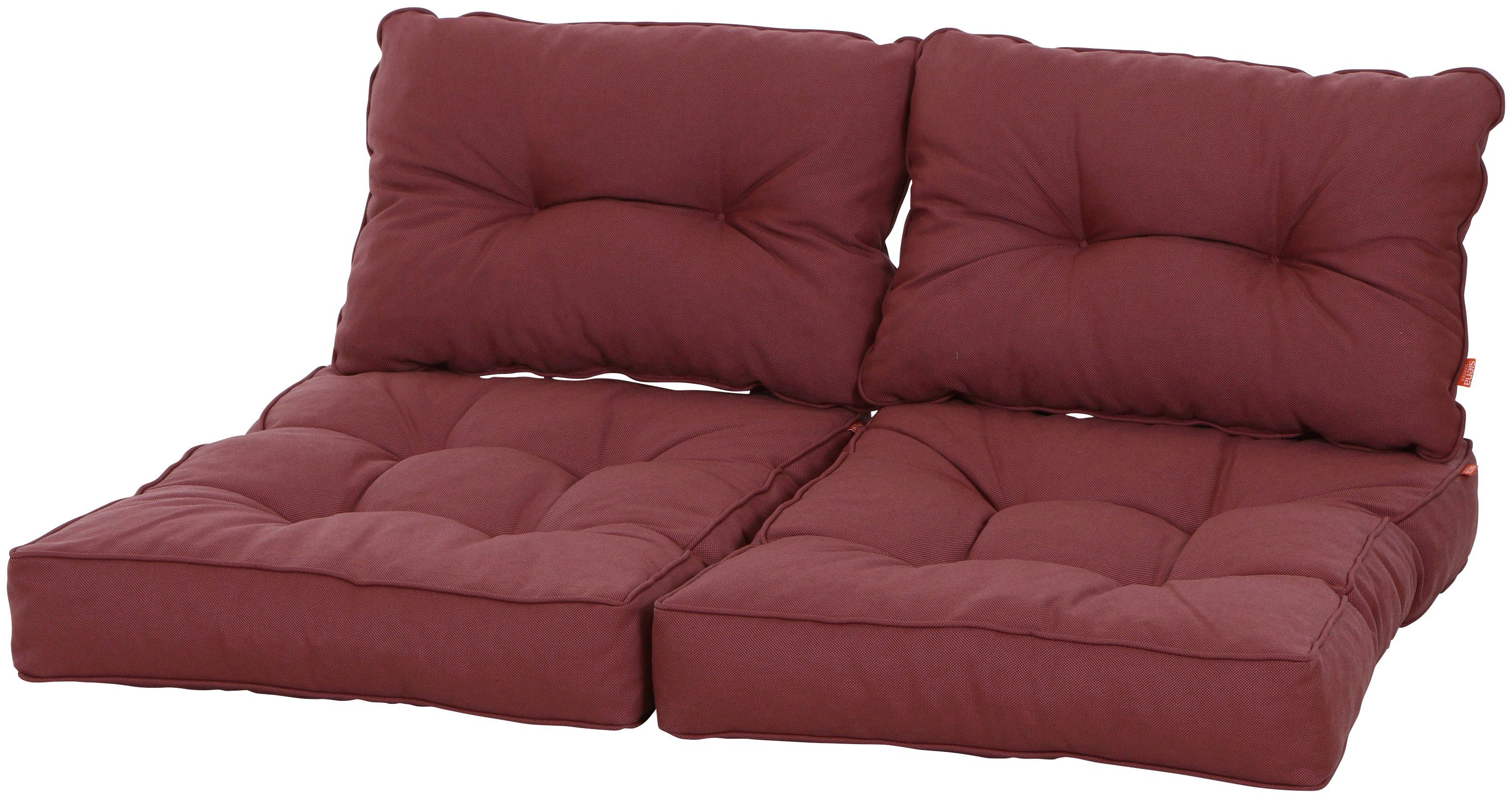 Siena Garden Polsterauflage Almaaz, (Set, 4 St), B/T: 80x120 cm