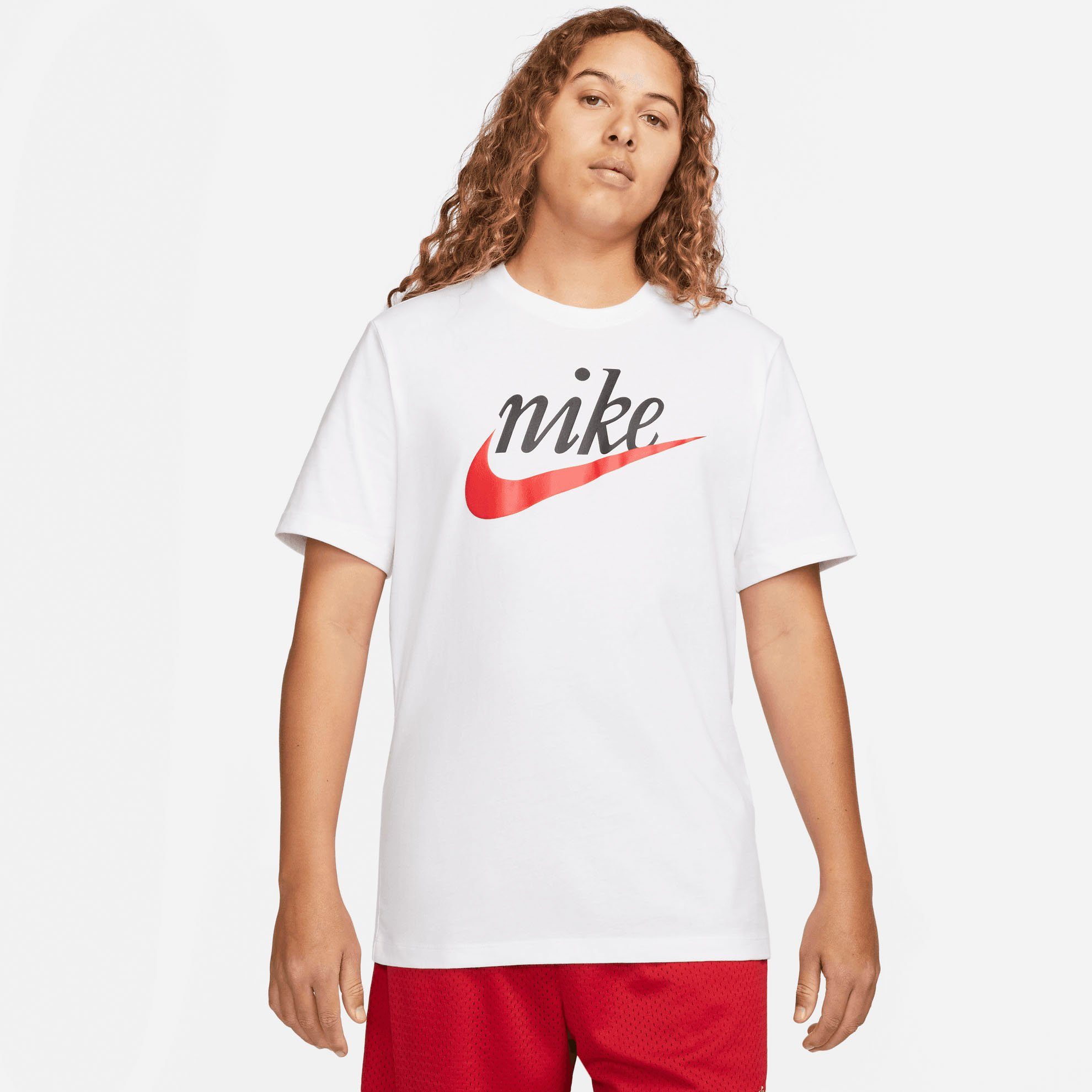 Men's Nike T-Shirt T-Shirt WHITE Sportswear