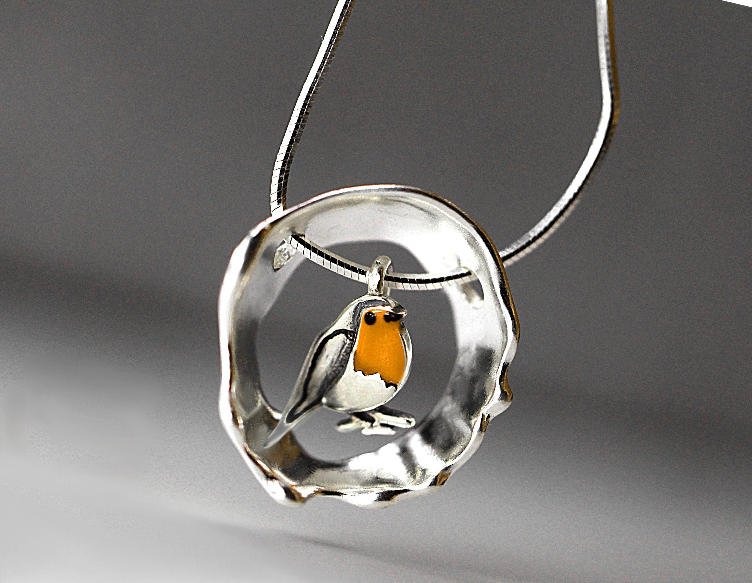 Villa Sorgenfrei Schmuckmanufaktur Silberkette Rotkehlchen Kette. 925 Sterl günstig online kaufen