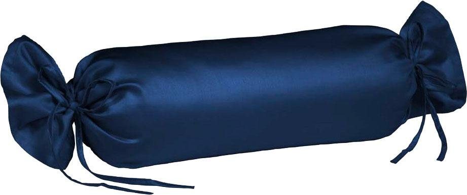 Qualität Interlock Stück), dunkelblau Interlock Nackenrollenbezug bügelfreier (2 Colours in fleuresse Jersey,