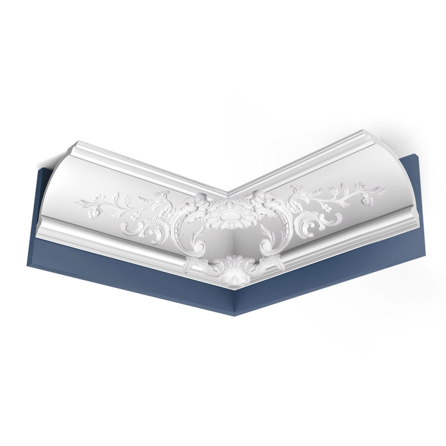 Orac Decor Deckenleiste C338B Eckleiste Zierleiste Profilleiste Stuckleiste weiß 2 m, kleben, Purotouch®, 1-St., 1 x Stuckleiste, Eckleiste Stuckleiste Profilleiste 2 Meter