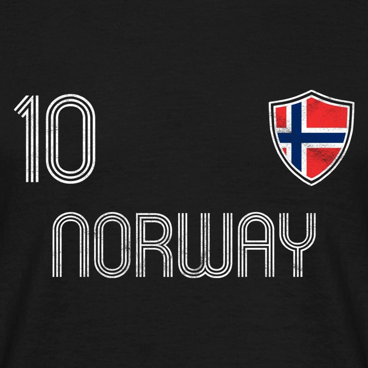 Spreadshirt T-Shirt Norwegen Trikot, Norwegen Fußball Flagge Männer T-Shirt (1-tlg)
