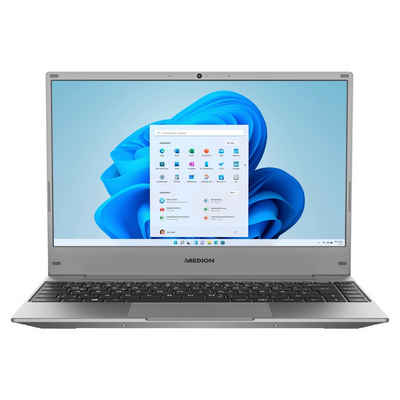 Medion® E13204 Notebook (33.7 cm/13.3 Zoll, Intel Pentium Silver N5030, Intel® UHD, 128 GB SSD, Full-HD Display, 4GB, Windows 11, MD64020)