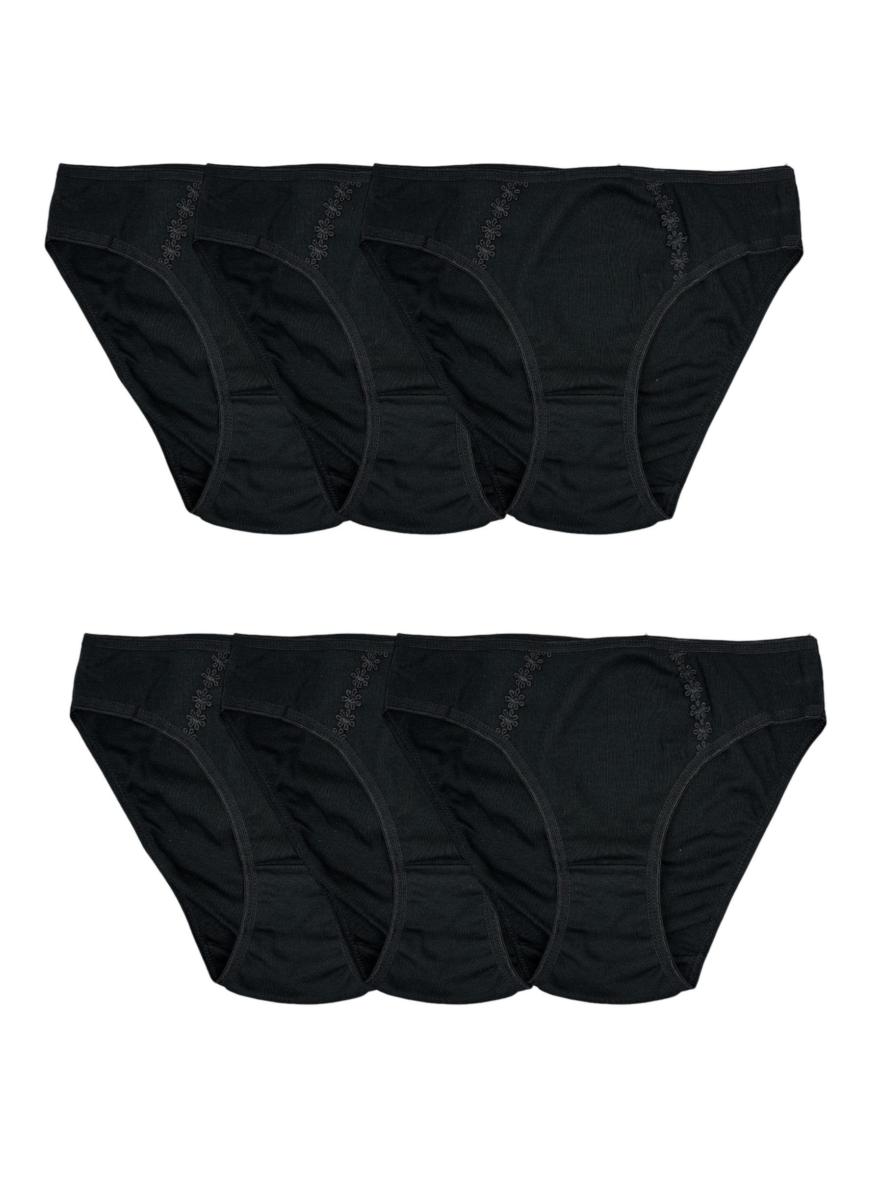 Toker Collection® Bikinislip Damen Bikinislip 6er Pack, Baumwolle (6er Pack günstig online kaufen