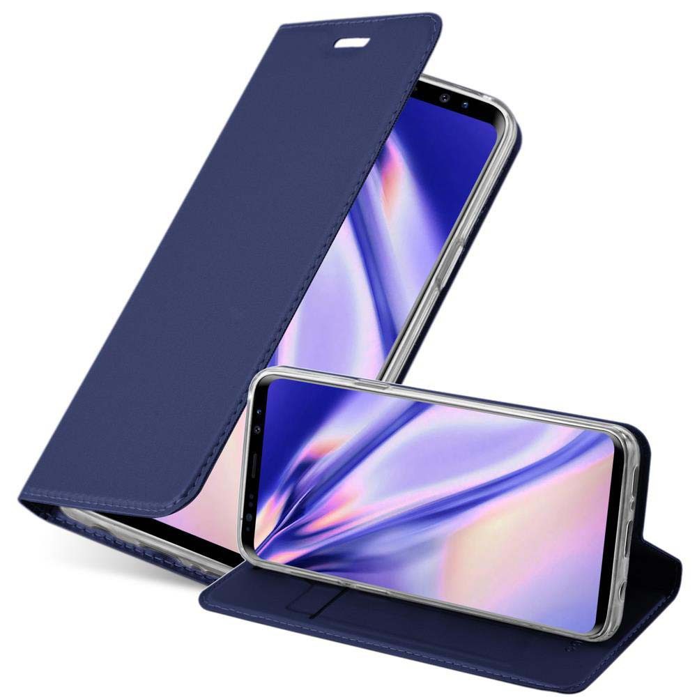 Cadorabo Handyhülle Samsung Galaxy S9 Samsung Galaxy S9, Klappbare Handy Schutzhülle - Hülle - mit Standfunktion und Kartenfach