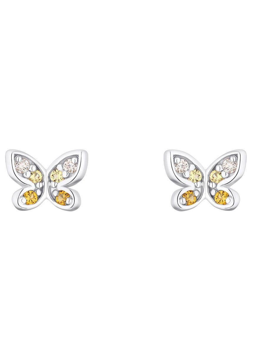 Prinzessin Lillifee Paar 2035992, Butterfly, Zirkonia Ohrstecker mit