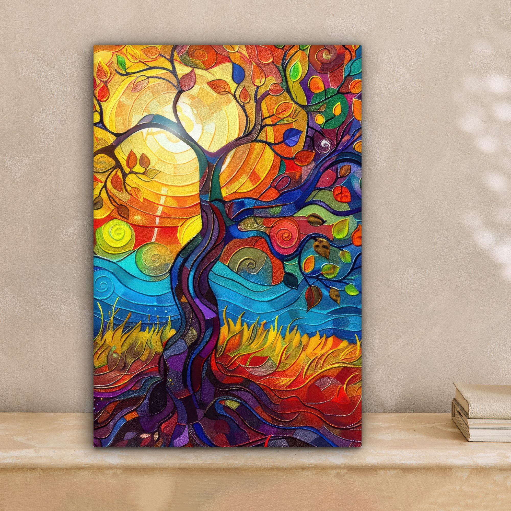 OneMillionCanvasses® Leinwandbild Baum - Sonne - günstig online kaufen