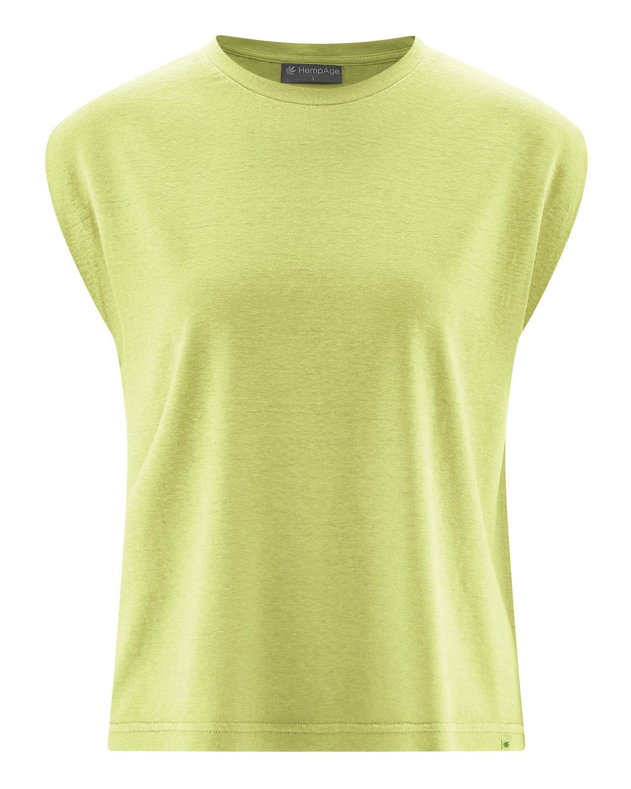 T-Shirt Ärmelloses T-Shirt Hanf/Biobaumwolle Casual Fit