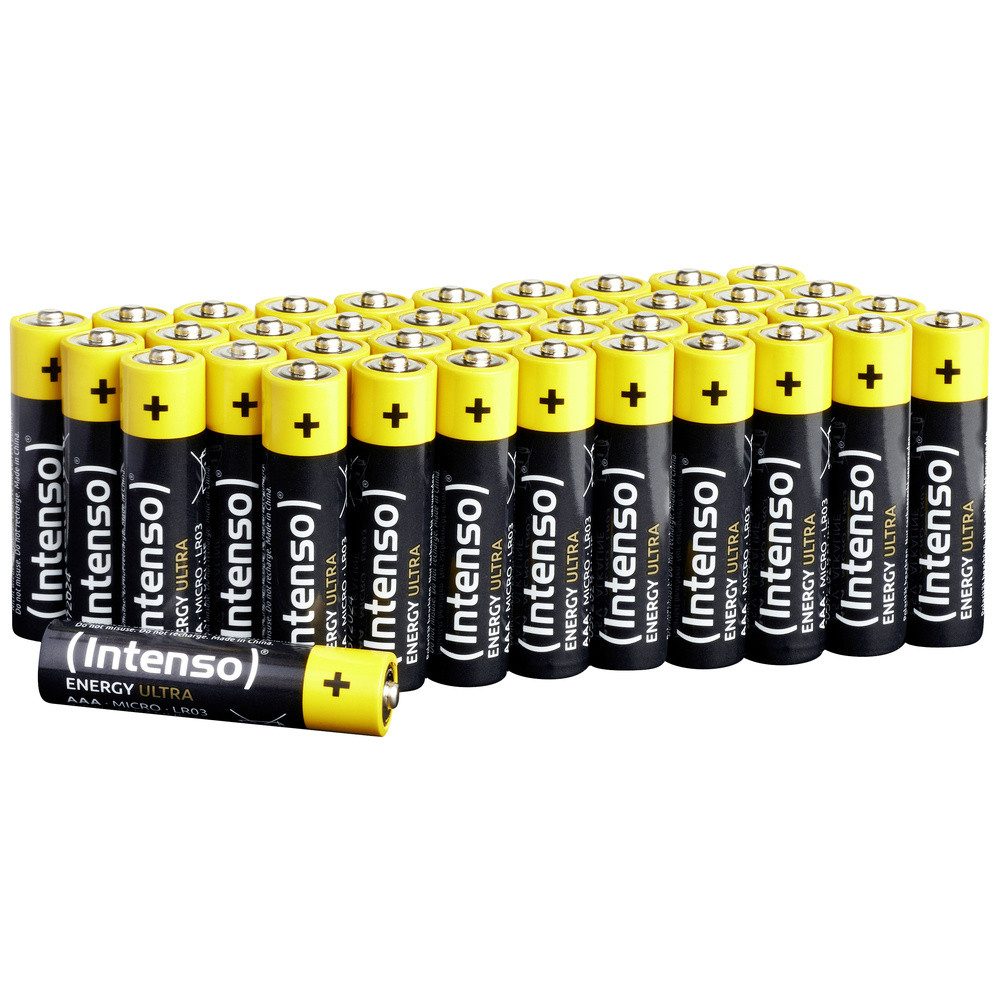 Intenso Intenso 7501510 Micro (AAA)-Batterie Alkali-Mangan 1250 mAh 1.5 V 40 S Batterie
