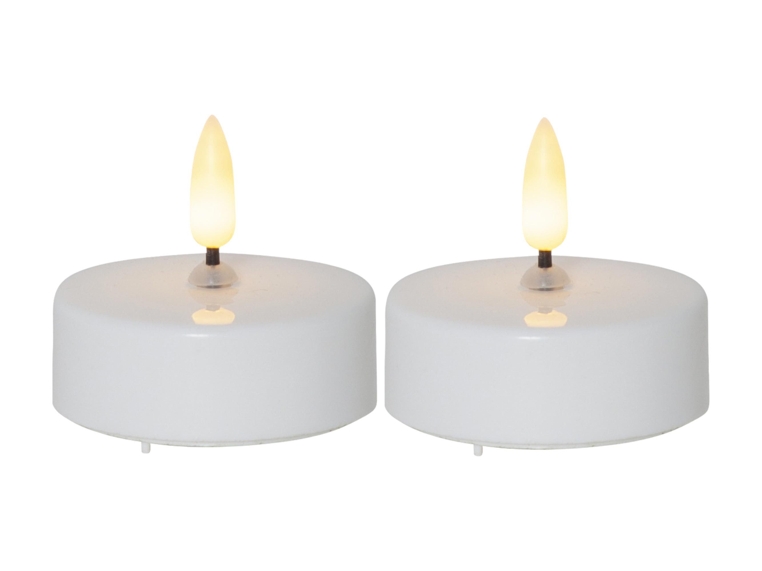 STAR TRADING LED-Kerze Flamme (Set, 2-tlg), XL LED Teelichte 3D Flamme 6/18 günstig online kaufen