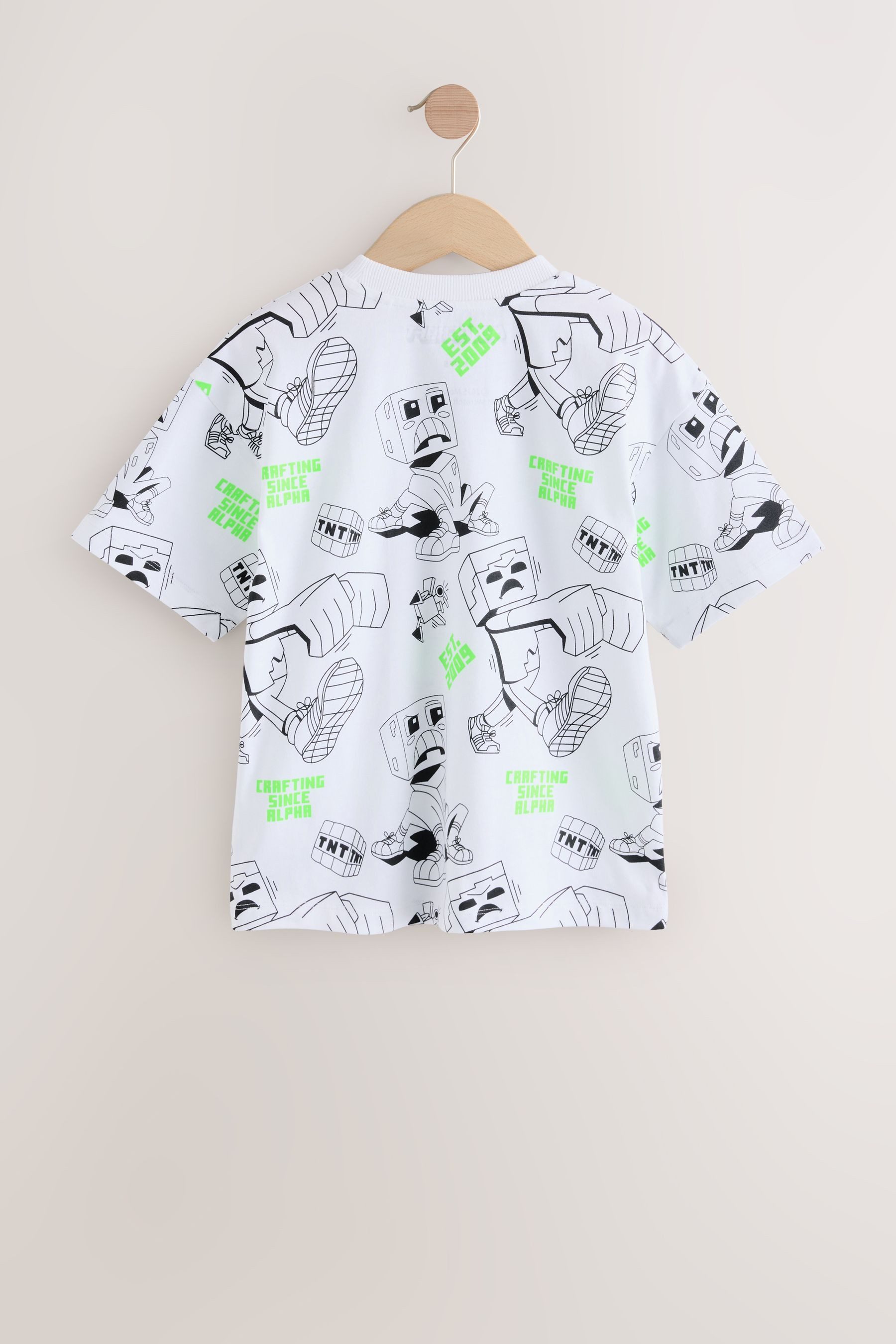 Next T-Shirt Lizenziertes T-Shirt mit Allover-Print günstig online kaufen