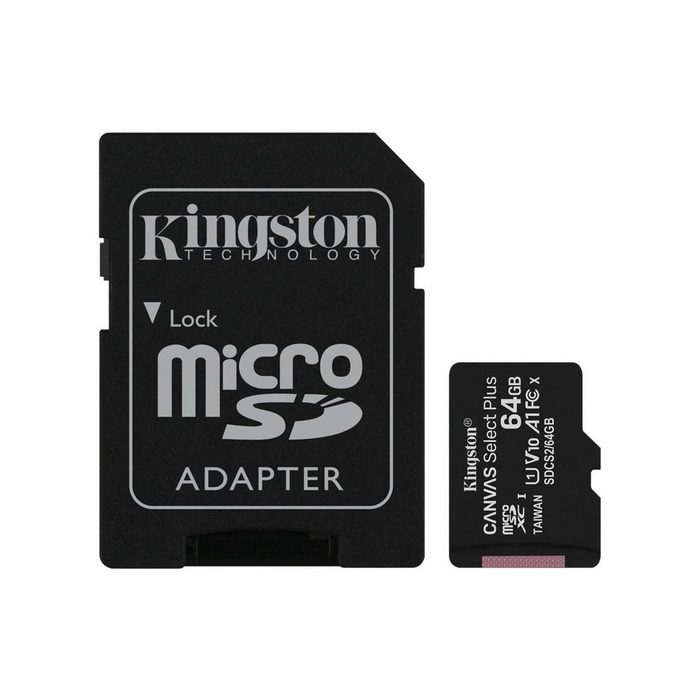Kingston 64GB MICROSDXC CANVAS SELECT 2 Speicherkarte