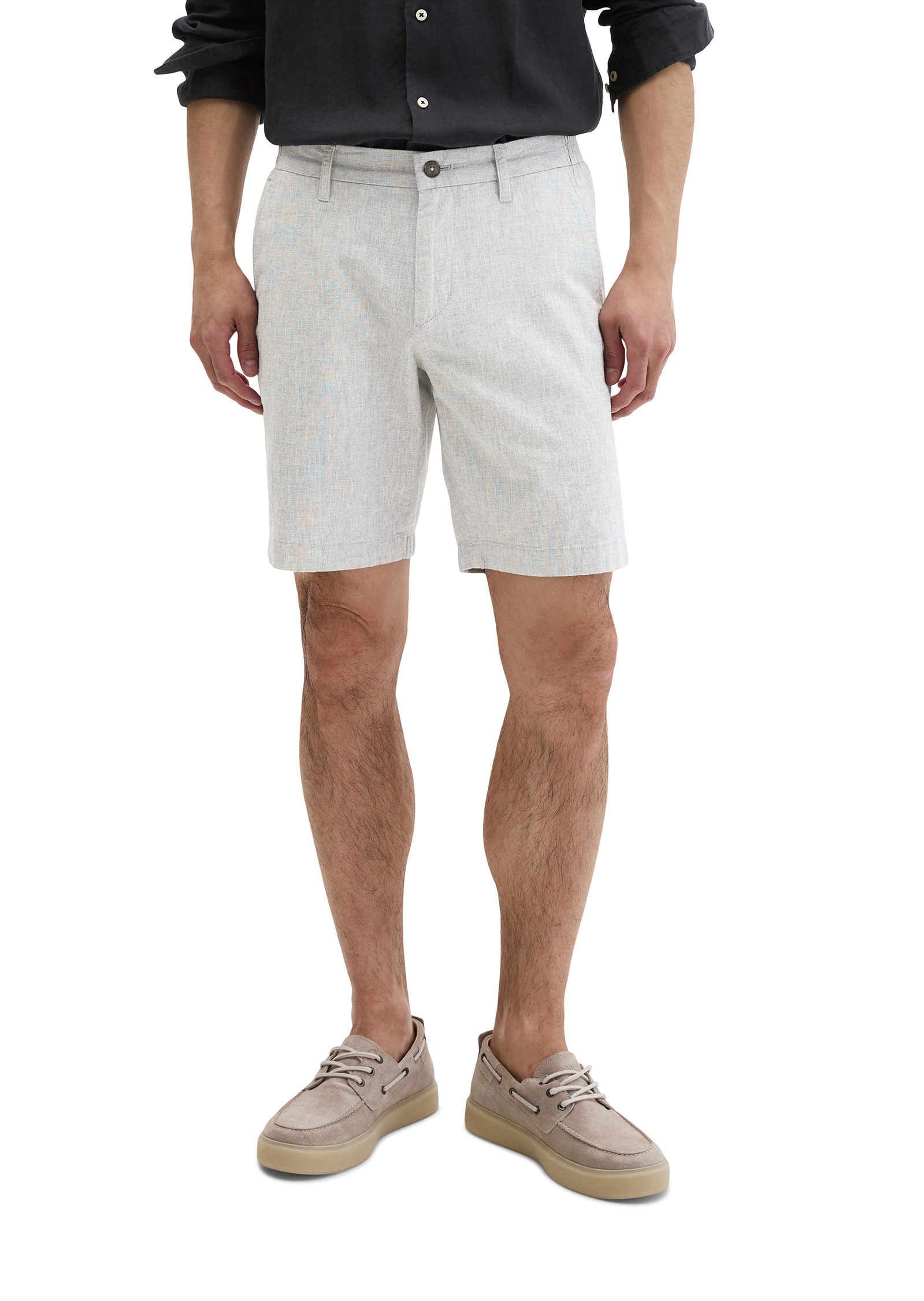 Marc O'Polo Shorts aus Bio-Baumwoll-Leinen-Mix