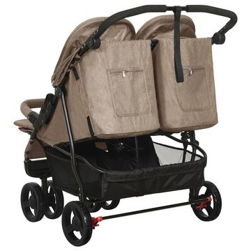 möbelando Kinder-Buggy Tucson, aus Stahl, Leinenstoff in Taupe